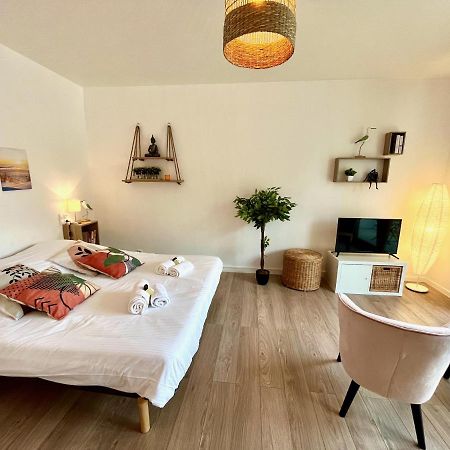 Nihal, Studio Proche Zenith Avec Parking Et Balcon 캉 외부 사진