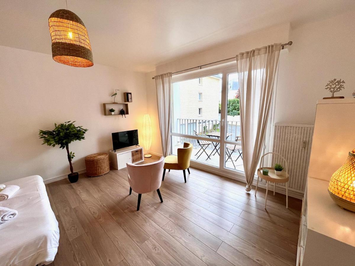 Nihal, Studio Proche Zenith Avec Parking Et Balcon 캉 외부 사진